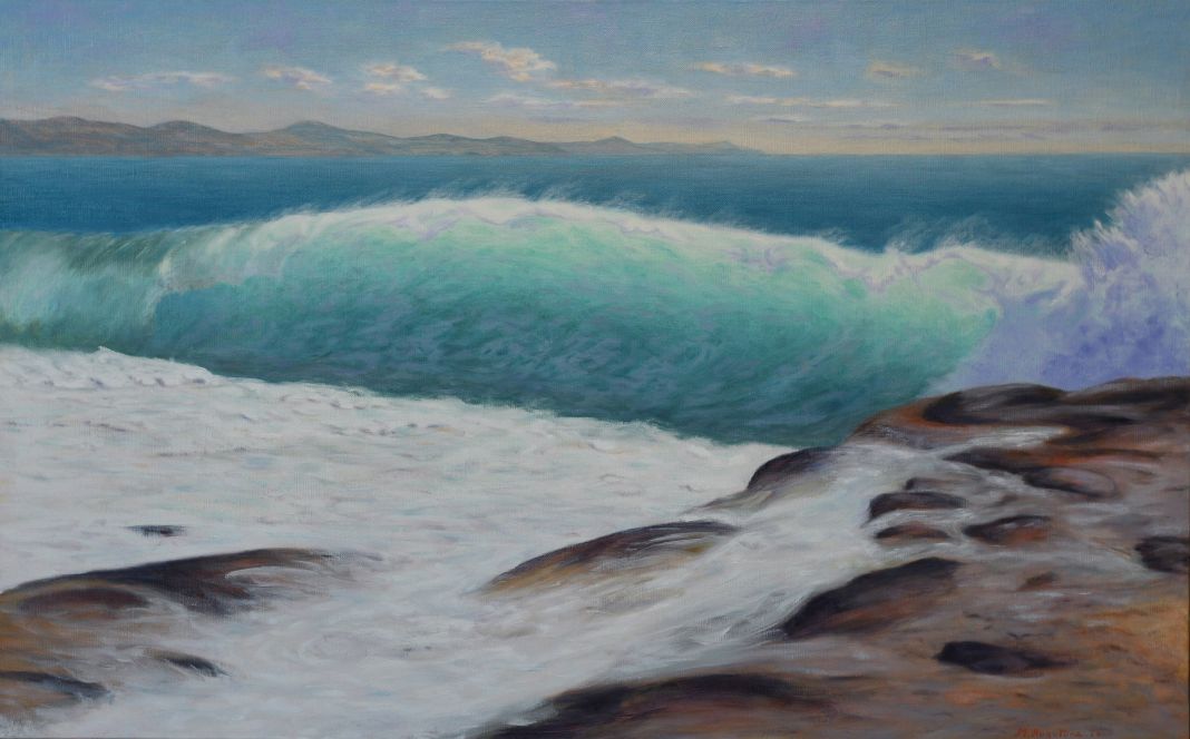 Up and over 76x122cm $3000